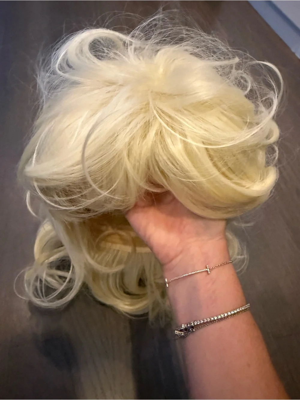 Blonde women’s wig - Dolly Parton wig
